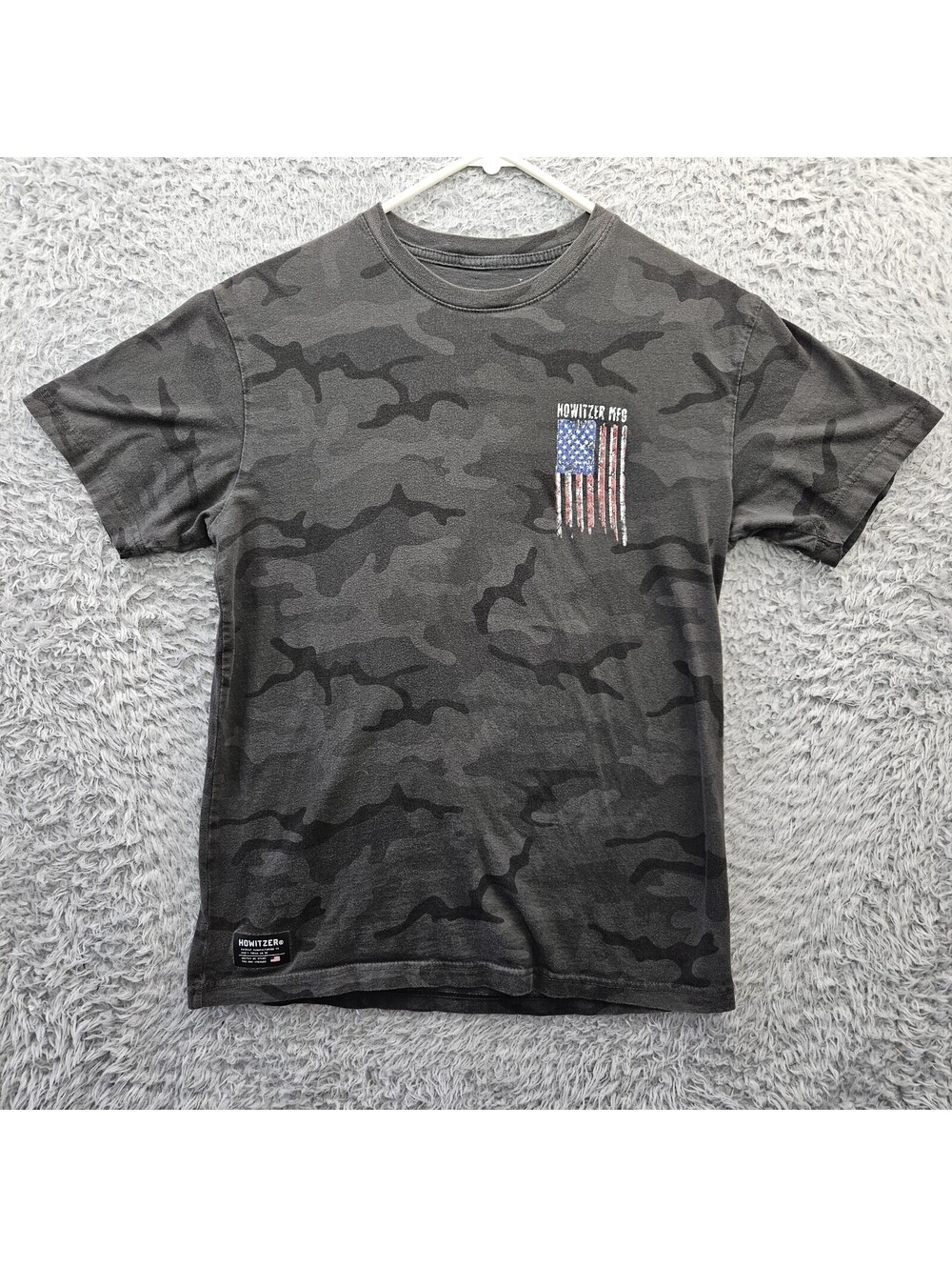 HOWITZER MFG T Shirt Men Medium Camouflage Don't Tread on Freedom